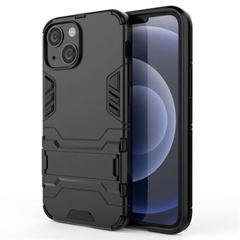 Drop Protection 2 i 1 Kickstand Hybrid Hard PC Myk TPU Støtsikkert beskyttelsesdeksel for iPhone 13 mini 5,4 tommer