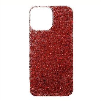 Flash Powder Paljetter Stilig akryl + TPU telefondeksel for iPhone 13 mini 5,4 tommer