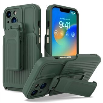 Explorer-serien for iPhone 13 mini 5,4-tommers bakklips Støttedesign Drop-sikker veske PC + TPU-telefon bakdeksel