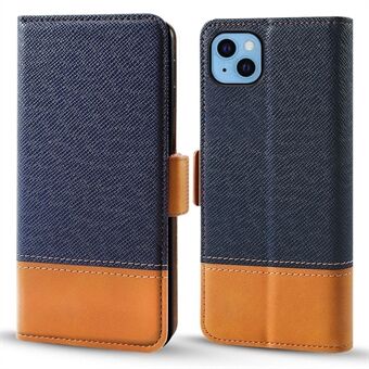 Fallsikkert telefondeksel for iPhone 13 mini 5,4 tommer, magnetisk lukking PU-skinn Flip lommebokstativ Stand Slitebestandig telefondeksel