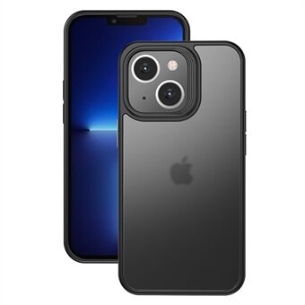 For iPhone 13 mini PC+TPU telefondeksel med hudberøring Gjennomsiktig matt ultratynt deksel