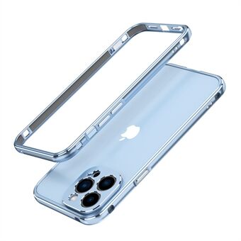 Snug Fit Kontrastfarge Beskyttende støtfanger skrudd metallramme Telefonveske med kameralinsedeksel for iPhone 13 Pro Max 6,7 tommer