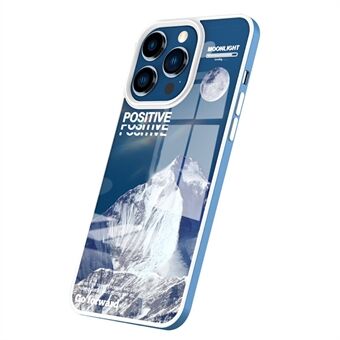 YOOBAO for iPhone 13 Pro Max 6,7 tommer Anti-fall TPU-telefonveske med vulkanisk isfjellmønster, trykk med anti-riper tilbake på telefonen.