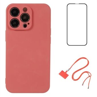 WANLONFENG RB1-serien for iPhone 13 Pro Max deksel, TPU-mobildeksel med skjermbeskytter, handsfree.