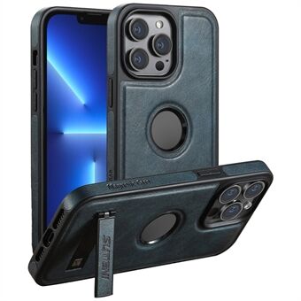 SUTENI G2 for iPhone 13 Pro Max Etui i voksaktig teksturert lær Magnetisk bakdeksel Stativ