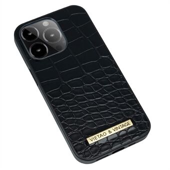 VIETAO For iPhone 13 Pro Max 6,7 tommer Business Style Fallsikker telefonveske Krokodilletekstur PU-skinn+PC+TPU-bakdeksel