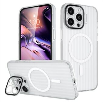 For iPhone 13 Pro Max Etui Kompatibel med MagSafe Kamera Kickstand PC+TPU Telefondeksel