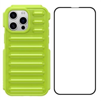 WANLONFENG LK-serien for iPhone 13 Pro Max-etui TPU ripebestandig kapsel telefondeksel med film til skjermen