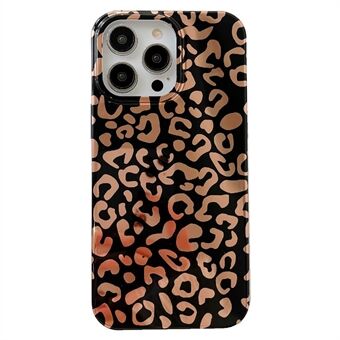 For iPhone 13 Pro Max 6,7 tommers Leopard Print Series Elektroplate Telefonveske Støtsikker TPU telefondeksel