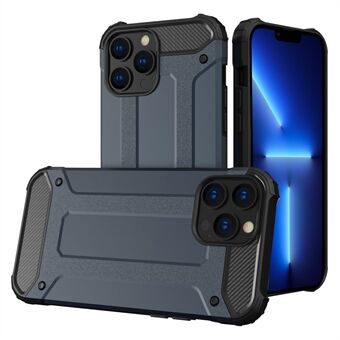 For iPhone 13 Pro Max 6,7 tommer støtsikker telefonbeskytter Hard PC-bakside + mykt TPU-bakdeksel