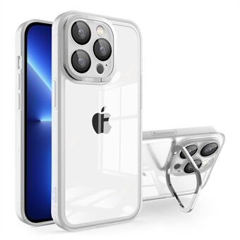 For iPhone 13 Pro Max 6,7 tommer TPU-telefondeksel Elektroplettering til PC-støttetelefondeksel med linsebeskytter