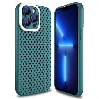 For iPhone 13 Pro Max 6,7 tommer TPU-deksel med hudberøring med hult hull varmeavledning telefondeksel