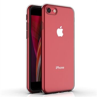 For iPhone 8 / 7 / SE (2020) / SE (2022) Anti-støv mobiltelefondeksel Ultra Slim HD Klart støtsikkert fleksibelt TPU-deksel