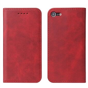 For iPhone SE (2020) / SE (2022) / 7 / 8 4,7 tommer Calf Texture Wallet Magnetisk Stand Telefonveske