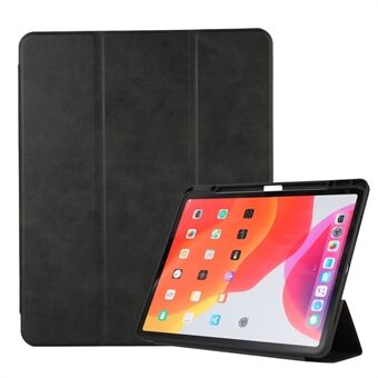 For iPad Pro 11-tommers (2021) / (2020) / (2018) / iPad Air (2020) / (2022) Texture PU Leather Pen Slot Case Trifold Stand Auto Wake / Sleep Tablet Shell Cover