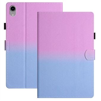 For iPad Pro 11 (2018) / (2020) / iPad Air (2020) / (2022) Gradient PU Leather Nettbrettetui Kortholder Stand Folio Smart Cover