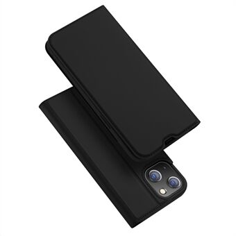 DUX DUCIS Skin Pro Series Folio Flip Lærveske for iPhone 14 6,1 tommer, kortholder sammenleggbart Stand telefondeksel