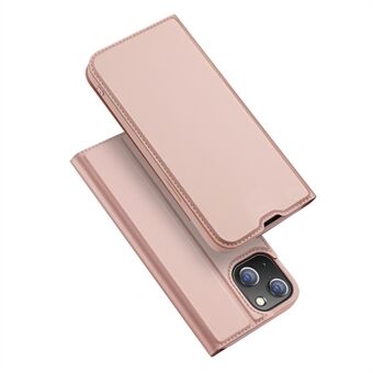 DUX DUCIS Skin Pro Series Folio Flip Lærveske for iPhone 14 6,1 tommer, kortholder Sammenleggbart Stand telefondeksel