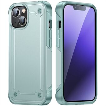 For iPhone 14 6,1 tommers militærklasse anti-fall beskyttende skall PC+TPU støtsikker telefonveske