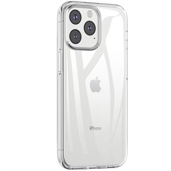 Gjennomsiktig telefondeksel for iPhone 14 6,1 tommer, fingeravtrykkfri, anti- Scratch , mykt TPU-deksel