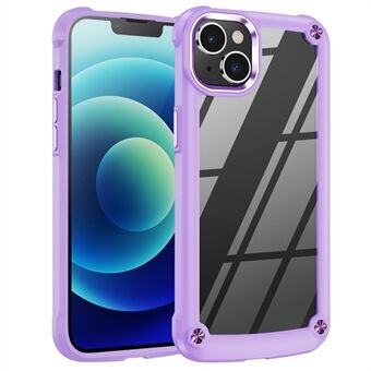 Fallsikkert telefondeksel for iPhone 14 6,1 tommer, PC+TPU mobiltelefon Hybrid bakdeksel