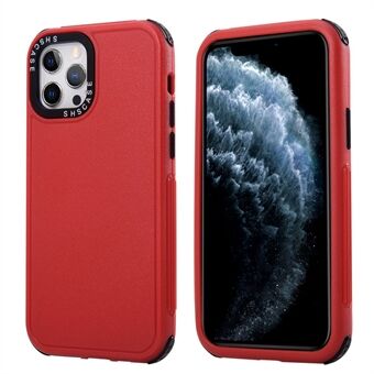 For iPhone 14 6,1 tommers 3-i-1 TPU + PC-støtsikker hybriddeksel Thicken Corners Mobiltelefon bakdeksel