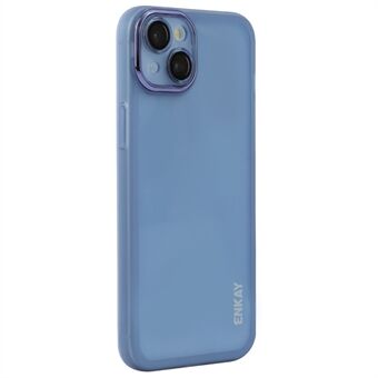 ENKAY HAT PRINCE For iPhone 14 Etui Matte TPU Deksel til Mobiltelefon med Linsebeskyttelse