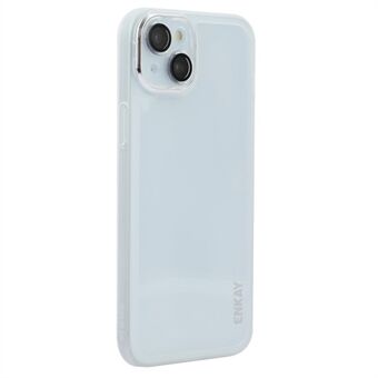 ENKAY HAT PRINCE For iPhone 14 Deksel Matt TPU Telefonbeskyttelse med Linsefilm