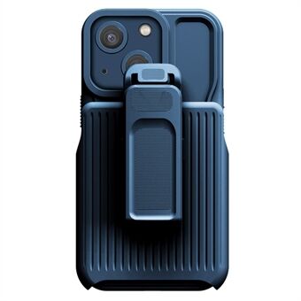 Explorer-serien for iPhone 14 Avtakbar bakklips Kickstand telefonveske PC + TPU støtsikkert hybriddeksel