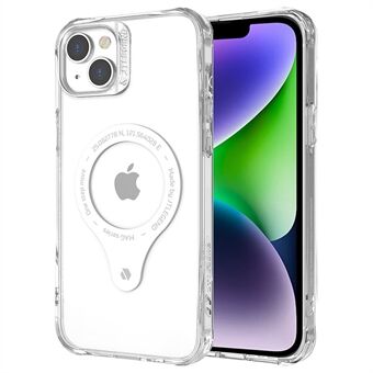 TLEGEND DX MAG Anti- Scratch telefondeksel for iPhone 14, militær klasse TPU + PC Anti-slipp telefondeksel med kamerarammestøtte Trådløs lading