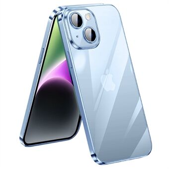 SULADA Shield Eye Series for iPhone 14 Elektroplettering Telefonveske Klar PC Myk TPU All-round linsebeskyttelse Støtsikkert deksel