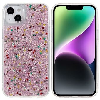 DFANS Starlight Shining Series for iPhone 14 Anti- Scratch beskyttende telefondeksel PC+TPU glitrende mobiltelefondeksel