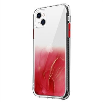 For iPhone 14 Stilig marmormønster akryl + TPU-telefondeksel Fallsikkert beskyttelsesdeksel