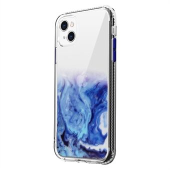 For iPhone 14 Stilig marmormønster akryl + TPU-telefondeksel Fallsikkert beskyttelsesdeksel