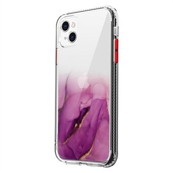 For iPhone 14 Stilig marmormønster akryl + TPU-telefondeksel Fallsikkert beskyttelsesdeksel