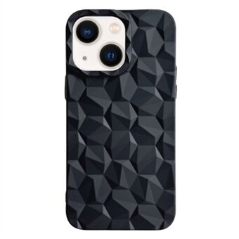 Anti-slipp bakdeksel for iPhone 14 galvanisering av honeycomb Prism TPU mobiltelefondeksel