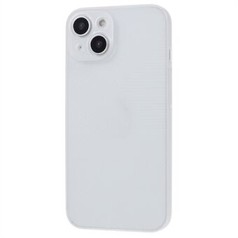 Hardt PC-deksel til iPhone 14 Stripes Texture Translucent Phone Back Protector Case