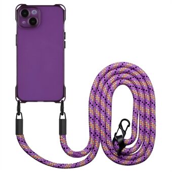 For iPhone 14-etui Fallbeskyttelse TPU Mobiltelefondeksel med Hengende Snor