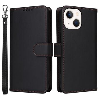 BETOPNICE 005 For iPhone 14 Etui Avtakbar 2-i-1 PU Lær Bokstil Mobiltelefon Deksel