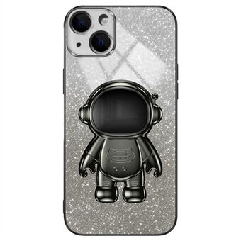 For iPhone 14 Deksel Astronaut Kickstand PC+TPU Anti-fall Mobiltelefondeksel