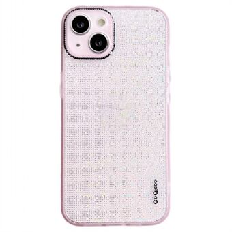 Q.COO For iPhone 14 Etui Myk TPU Glitrende Refrakterende Design Telefondeksel