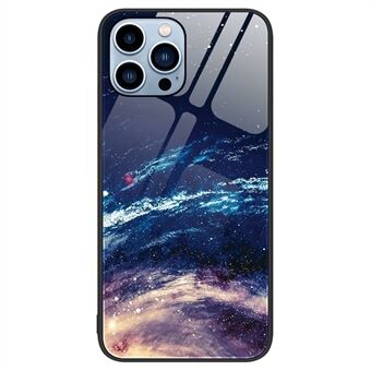 For iPhone 14 Pro 6,1 tommers beskyttende skall, mønsterutskrift Telefonveske i herdet glass Hard PC + mykt TPU-mobildeksel