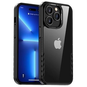 IPAKY For iPhone 14 Pro 6,1 tommer Ultra Slim Telefonveske Scratch TPU+PC Mobiltelefon Beskyttende Bakdeksel Støtte for trådløs lading