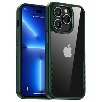 IPAKY For iPhone 14 Pro 6,1 tommer Ultra Slim Telefonveske Scratch TPU+PC Mobiltelefon Beskyttende Bakdeksel Støtte for trådløs lading