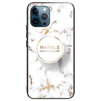 For iPhone 14 Pro 6,1 tommers mønsterutskrift telefondeksel TPU støtfanger herdet glass bak Anti Scratch beskyttelsesveske