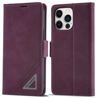 FORWENW F3-serien for iPhone 14 Pro 6,1 tommers Folio Flip Wallet Velbeskyttet etui PU-skinn telefondeksel med Stand