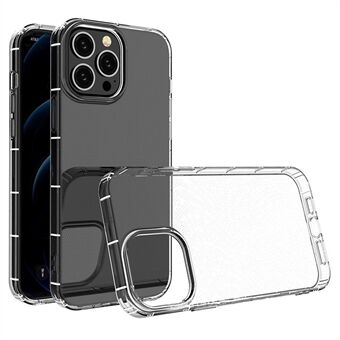 Krystallklart telefondeksel for iPhone 14 Pro 6,1 tommer, anti-fall airbag, mykt TPU-beskyttelsesdeksel