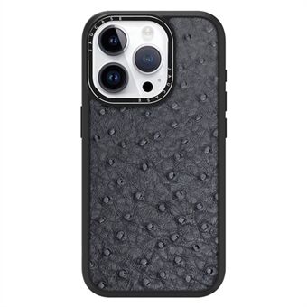 JAUCASE for iPhone 14 Pro Magnetisk Etui Slange-tekstur Lær + TPU + PC Anti-Fall Telefondeksel