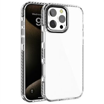 For iPhone 14 Pro Gjennomsiktig Telefondeksel PC+TPU Skall Ripesikkert Telefondeksel