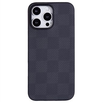 For iPhone 14 Pro Etui Ripesikker Aramidfiber Magnetisk Telefondeksel (Stort Linsehull)